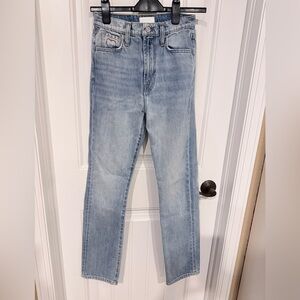 7 For All Mankind Light Blue Straight Leg Jeans size 24